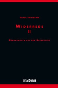 Abbildung von: Widerrede II - Edition Gegensicht