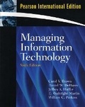Cover: Managing Information Technology - Pearson