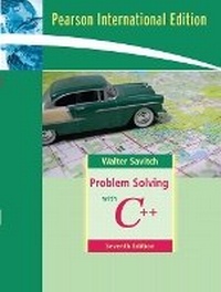 Enlarge image Cover: Problem Solving with C++ - Pearson