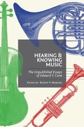 Cover: Hearing and Knowing Music - Princeton University Press