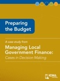 Cover: Preparing the Budget - International City/ County Management Association