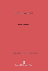 Enlarge image Cover: Prothrombin - Harvard University Press