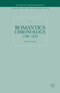 Cover: A Romantics Chronology, 1780-1832 - Palgrave Macmillan