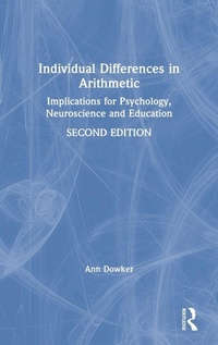 Enlarge image Cover: Individual Differences in Arithmetic - Routledge