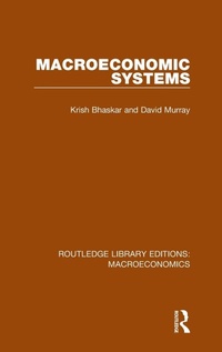 Enlarge image Cover: Macroeconomic Systems - Routledge