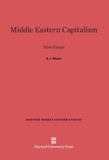 Cover: Middle Eastern Capitalism - Harvard University Press