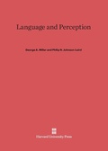 Cover: Language and Perception - Harvard University Press