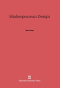 Cover: Shakespearean Design - Harvard University Press