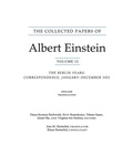 Cover: The Collected Papers of Albert Einstein, Volume 12 (English) - Princeton University Press
