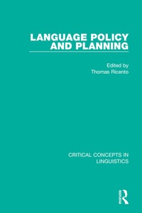 Enlarge image Cover: Language Policy and Planning - Routledge