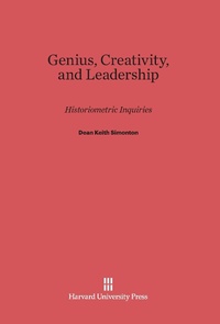 Enlarge image Cover: Genius, Creativity, and Leadership - Harvard University Press