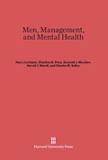 Cover: Men, Management, and Mental Health - Harvard University Press