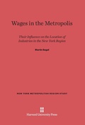 Cover: Wages in the Metropolis - Harvard University Press