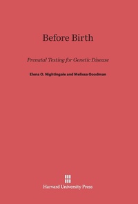 Enlarge image Cover: Before Birth - Harvard University Press