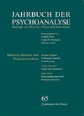 Cover: Jahrbuch der Psychoanalyse / Band 65: Manische Elemente und Wiedergutmachung - frommann-holzboog