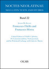 Enlarge image Cover: Francesco Filelfo and Francesco Sforza - Georg Olms Verlag