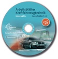 Cover: Arbeitsbl&auml;tter Kraftfahrzeugtechnik Lernfelder 1-4 interaktiv - Europa-Lehrmittel