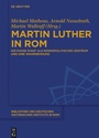 Cover: Martin Luther in Rom - De Gruyter