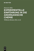 Cover: Experimentelle Einf&uuml;hrung in die anorganische Chemie - De Gruyter