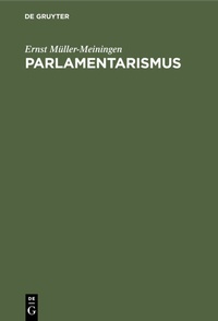 Abbildung von: Parlamentarismus - De Gruyter
