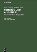 Cover: Die Tonerde - De Gruyter
