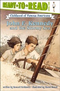 Cover: John F. Kennedy and the Stormy Sea - Aladdin Paperbacks