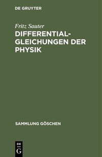 Abbildung von: Differentialgleichungen der Physik - De Gruyter