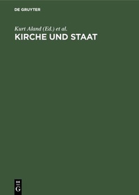 Abbildung von: Kirche und Staat - De Gruyter