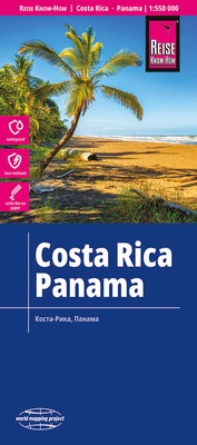 Abbildung von: Reise Know-How Landkarte Costa Rica, Panama (1:550.000) - Reise Know-How Verlag Peter Rump GmbH