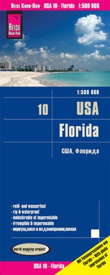 Abbildung von: Reise Know-How Landkarte USA 10, Florida (1:500.000) - Reise Know-How Verlag Peter Rump GmbH