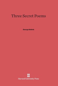 Enlarge image Cover: Three Secret Poems - Harvard University Press