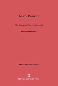Cover: Jean Renoir - Harvard University Press