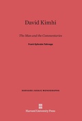 Cover: David Kimhi - Harvard University Press
