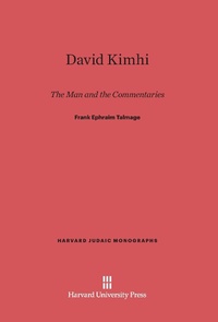 Enlarge image Cover: David Kimhi - Harvard University Press