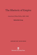 Cover: The Rhetoric of Empire - Harvard University Press