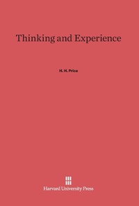 Enlarge image Cover: Thinking and Experience - Harvard University Press