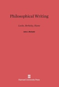 Cover: Philosophical Writing - Harvard University Press
