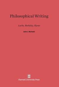Enlarge image Cover: Philosophical Writing - Harvard University Press