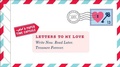 Cover: Letters to My Love - Chronicle Books