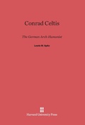 Cover: Conrad Celtis - Harvard University Press