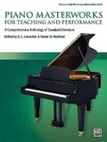 Cover: Piano Masterworks for Teaching and Performance V 1 - Alfred Publishing Company Inc