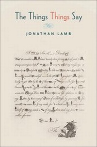 Enlarge image Cover: The Things Things Say - Princeton University Press