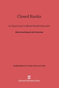 Cover: Closed Ranks - Harvard University Press