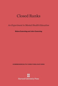 Enlarge image Cover: Closed Ranks - Harvard University Press