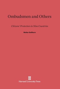 Enlarge image Cover: Ombudsmen and Others - Harvard University Press