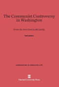 Cover: The Communist Controversy in Washington - Harvard University Press