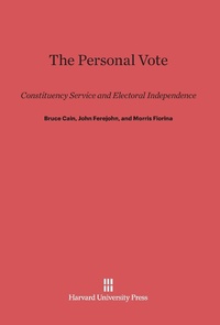 Enlarge image Cover: The Personal Vote - Harvard University Press