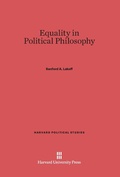 Cover: Equality in Political Philosophy - Harvard University Press