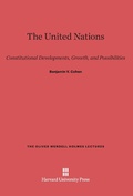 Cover: The United Nations - Harvard University Press