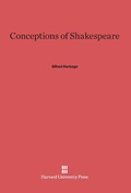 Cover: Conceptions of Shakespeare - Harvard University Press